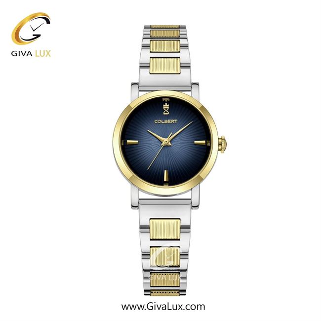 ساعت مچی اورجینال زنانه کلبرت COLBERT طلایی | نقره ای-طلایی| سرمه ای| کد رفرنس 0336L