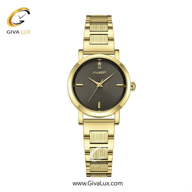 ساعت مچی اورجینال زنانه کلبرت COLBERT طلایی | طلایی| مشکی| کد رفرنس 0336L