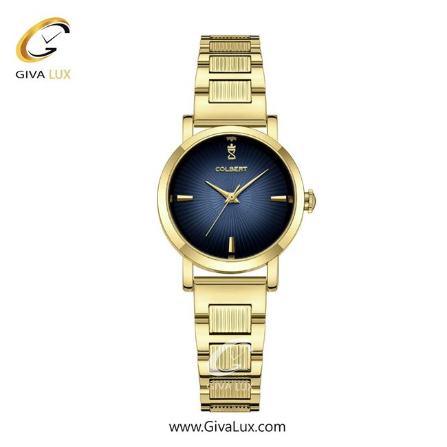 ساعت مچی اورجینال زنانه کلبرت COLBERT طلایی | طلایی| سرمه ای| کد رفرنس 0336L