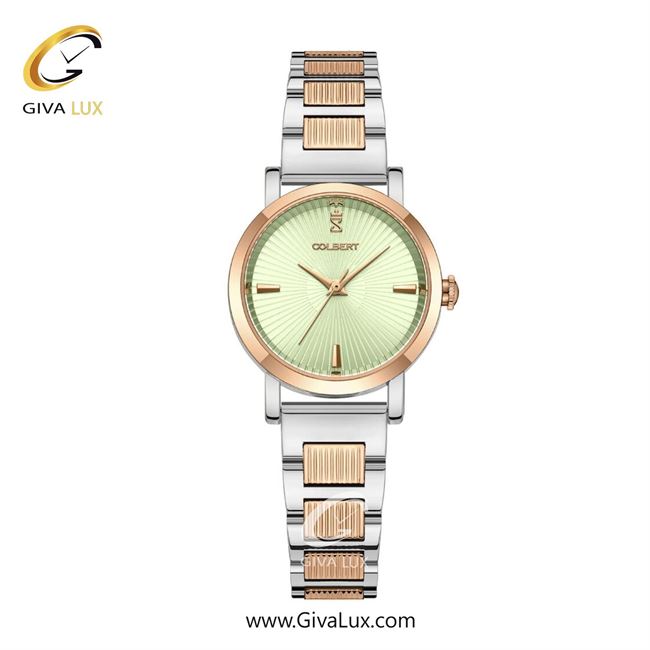 ساعت مچی اورجینال زنانه کلبرت COLBERT رزگلد | نقره ای-رزگلد| سبز| کد رفرنس 0336L