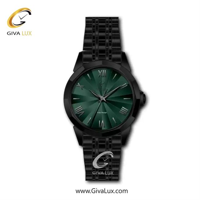 ساعت مچی اورجینال زنانه ویتوریا | Vittoria مشکی | مشکی| سبز یشمی تیره| کد رفرنس VT3363