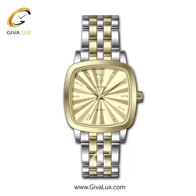 ساعت مچی اورجینال زنانه ویتوریا | Vittoria طلایی | طلایی-نقره ای| طلایی| کد رفرنس VT3366
