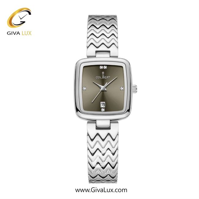 ساعت مچی اورجینال زنانه کلبرت COLBERT نقره ای | نقره ای| خاکی| کد رفرنس 0338L