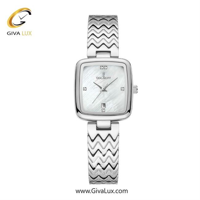 ساعت مچی اورجینال زنانه کلبرت COLBERT نقره ای | نقره ای| سفید صدفی| کد رفرنس 0338L