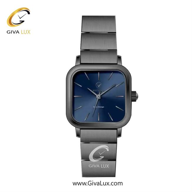 ساعت مچی اورجینال زنانه ویتوریا | Vittoria تیتانیوم | تیتانیوم(زغالی)| سرمه ای| کد رفرنس VT3386