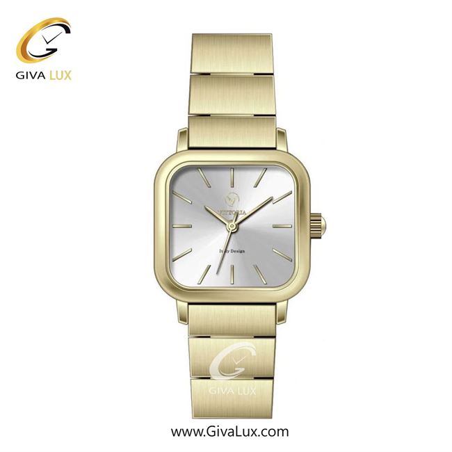 ساعت مچی اورجینال زنانه ویتوریا | Vittoria طلایی | طلایی| نقره ای| کد رفرنس VT3386