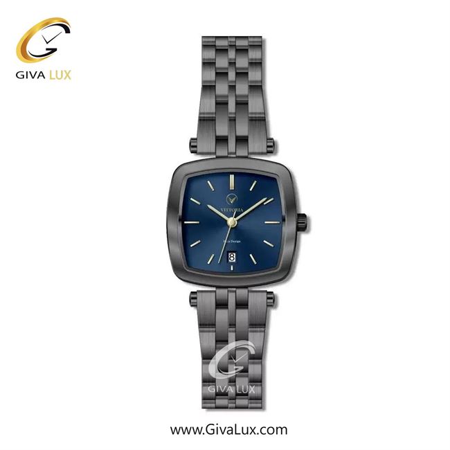 ساعت مچی اورجینال زنانه ویتوریا | Vittoria تیتانیوم | تیتانیوم(زغالی)| سرمه ای| کد رفرنس VT3393