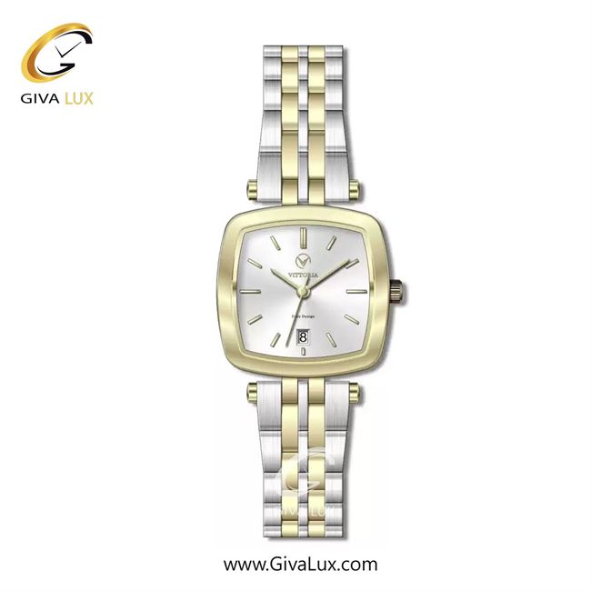 ساعت مچی اورجینال زنانه ویتوریا | Vittoria طلایی | طلایی-نقره ای| نقره ای| کد رفرنس VT3393