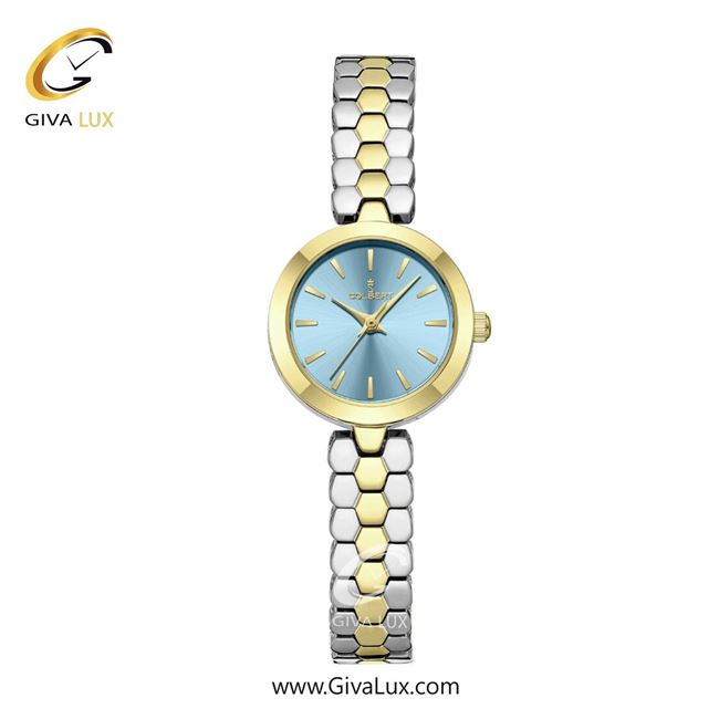 ساعت مچی اورجینال زنانه کلبرت COLBERT طلایی | نقره ای-طلایی| آبی| کد رفرنس  0340L