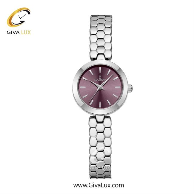 ساعت مچی اورجینال زنانه کلبرت COLBERT نقره ای | نقره ای| بادمجانی| کد رفرنس  0340L