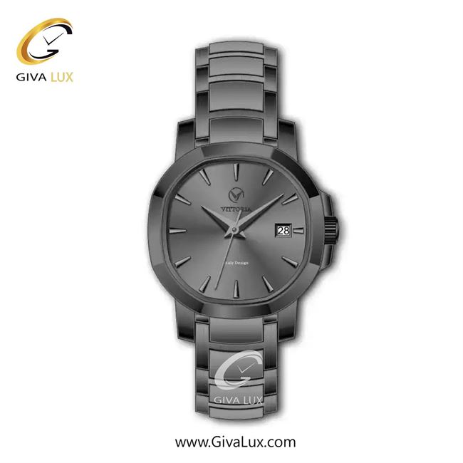 ساعت مچی اورجینال زنانه ویتوریا | Vittoria تیتانیوم | تیتانیوم(زغالی)| دودی|تیتانیوم| کد رفرنس VT3402L