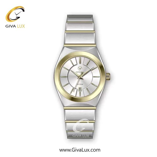 ساعت مچی اورجینال زنانه ویتوریا | Vittoria طلایی | طلایی-نقره ای| نقره ای| کد رفرنس VT3415