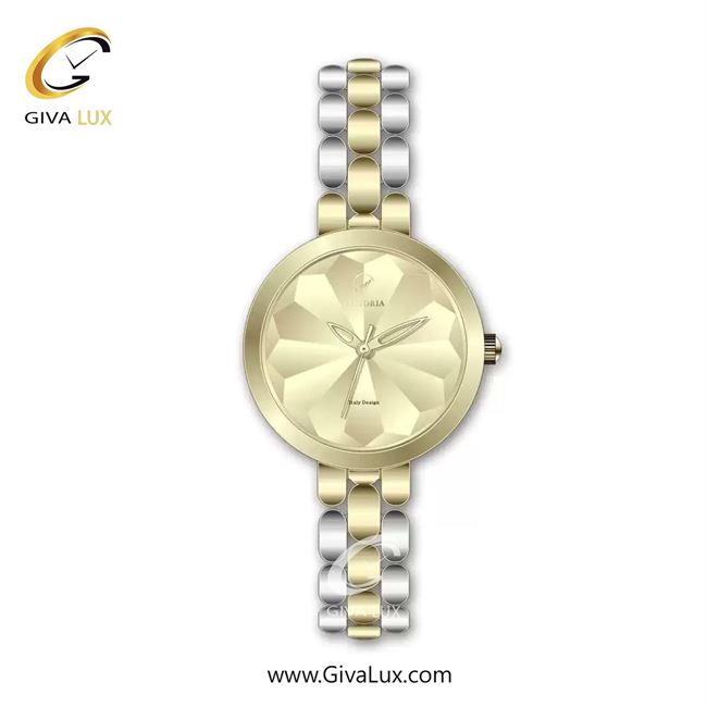 ساعت مچی اورجینال زنانه ویتوریا | Vittoria طلایی | طلایی-نقره ای| طلایی| کد رفرنس VT3417