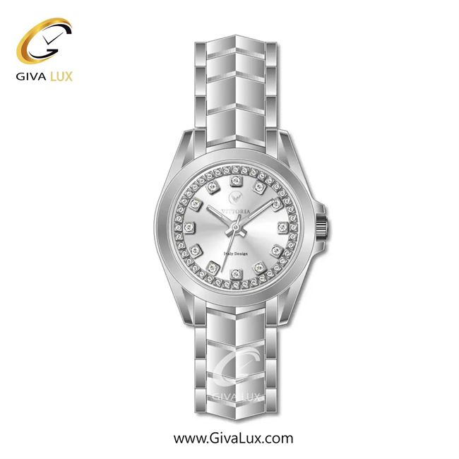 ساعت مچی اورجینال زنانه ویتوریا | Vittoria نقره ای | نقره ای| نقره ای| کد رفرنس VT3421