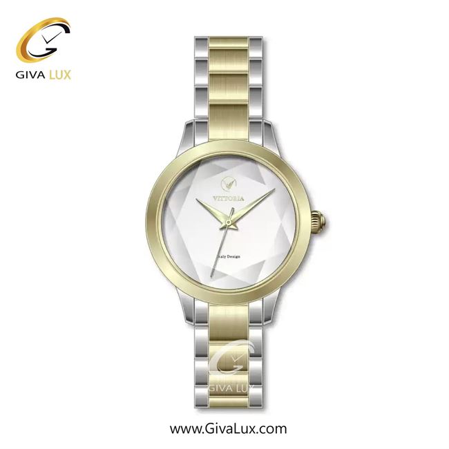 ساعت مچی اورجینال زنانه ویتوریا | Vittoria طلایی | طلایی-نقره ای| نقره ای| کد رفرنس VT3423