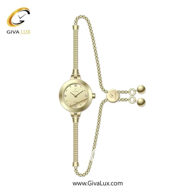 ساعت مچی اورجینال زنانه ویتوریا | Vittoria طلایی | طلایی| طلایی| کد رفرنس VT3427