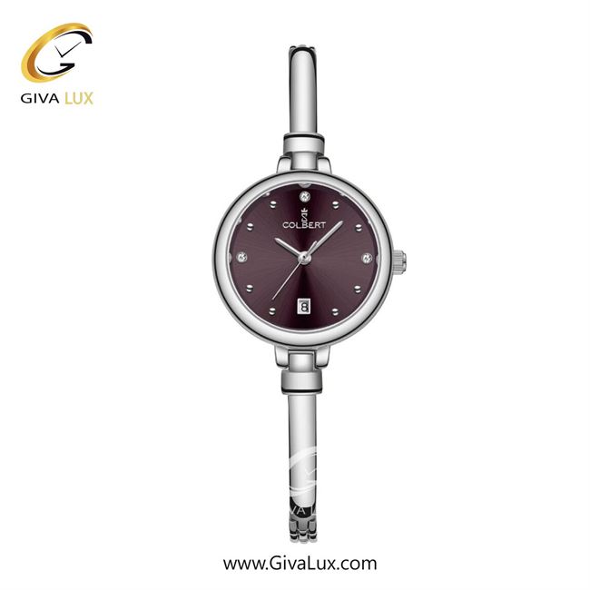 ساعت مچی اورجینال زنانه کلبرت COLBERT نقره ای | نقره ای| بنفش| کد رفرنس 0343L