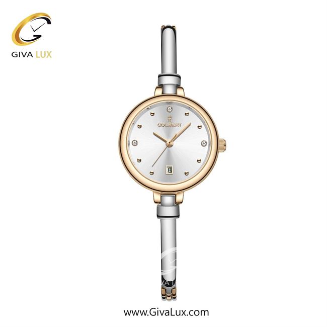 ساعت مچی اورجینال زنانه کلبرت COLBERT رزگلد | نقره ای| نقره ای| کد رفرنس 0343L