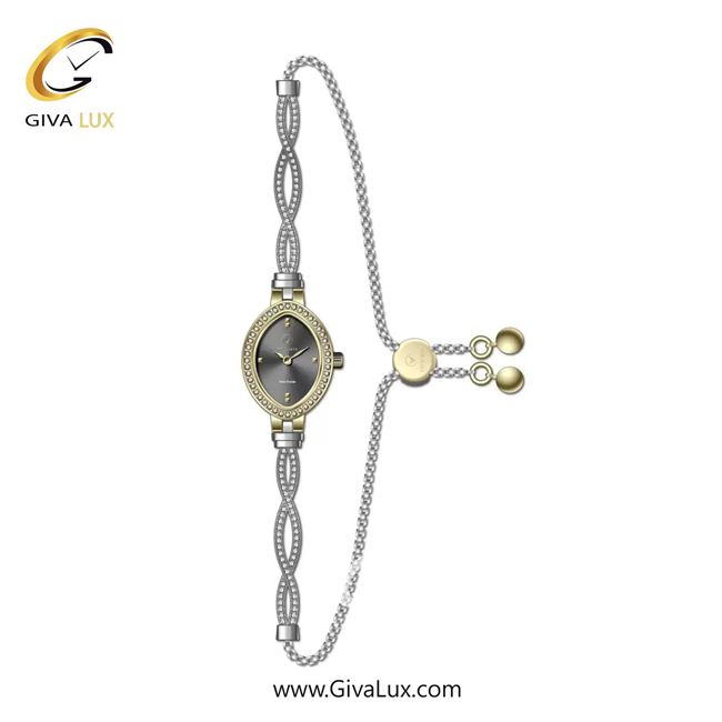 ساعت مچی اورجینال زنانه ویتوریا | Vittoria طلایی | نقره ای| دودی|تیتانیوم| کد رفرنس VT3432