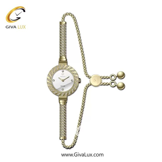 ساعت مچی اورجینال زنانه ویتوریا | Vittoria طلایی | طلایی| نقره ای| کد رفرنس VT3433