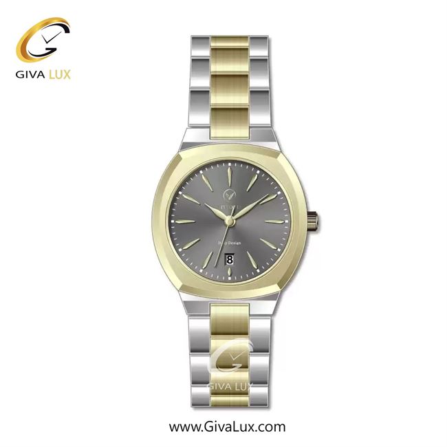 ساعت مچی اورجینال زنانه ویتوریا | Vittoria طلایی | طلایی-نقره ای| دودی|تیتانیوم| کد رفرنس VT3436