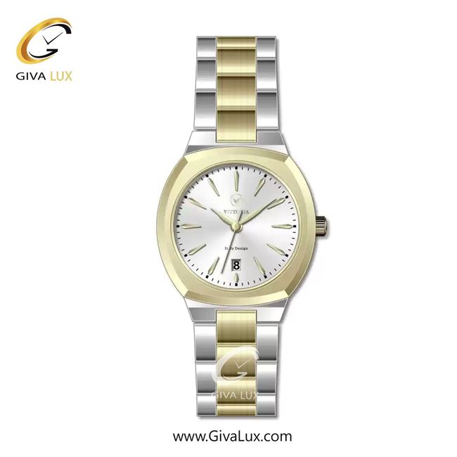 ساعت مچی اورجینال زنانه ویتوریا | Vittoria طلایی | طلایی-نقره ای| نقره ای| کد رفرنس VT3436