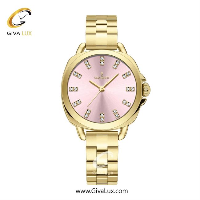 ساعت مچی اورجینال زنانه کلبرت COLBERT طلایی | طلایی| صورتی| کد رفرنس  0344L