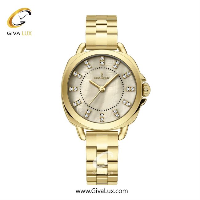 ساعت مچی اورجینال زنانه کلبرت COLBERT طلایی | طلایی| خاکستری بژ| کد رفرنس  0344L