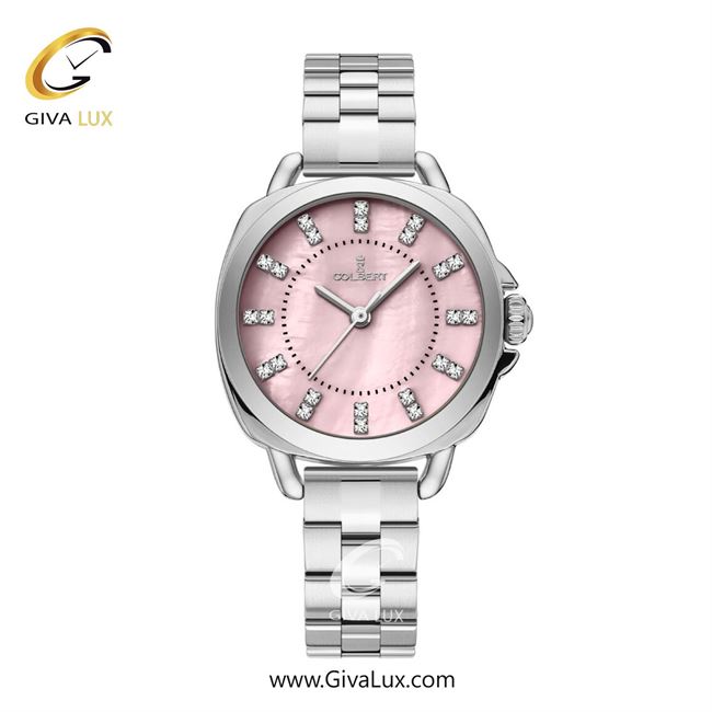 ساعت مچی اورجینال زنانه کلبرت COLBERT نقره ای | نقره ای| صورتی| کد رفرنس  0344L