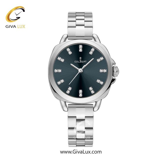 ساعت مچی اورجینال زنانه کلبرت COLBERT نقره ای | نقره ای| سرمه ای| کد رفرنس  0344L