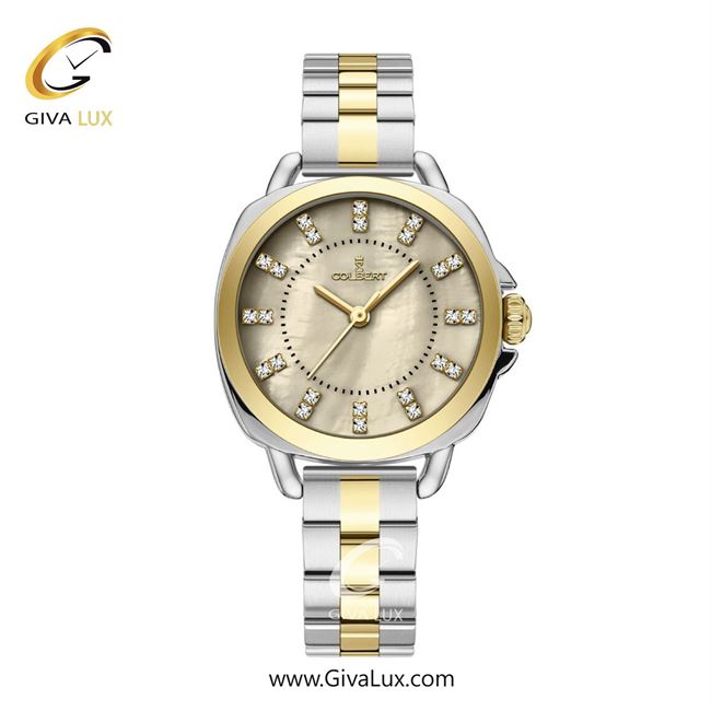 ساعت مچی اورجینال زنانه کلبرت COLBERT طلایی | نقره ای-طلایی| خاکستری بژ| کد رفرنس  0344L