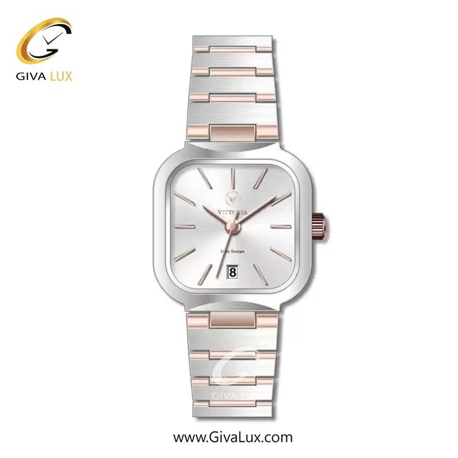 ساعت مچی اورجینال زنانه ویتوریا | Vittoria نقره ای | رزگلد-نقره ای| نقره ای| کد رفرنس VT3440