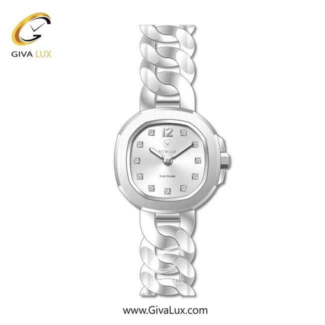 ساعت مچی اورجینال زنانه ویتوریا | Vittoria نقره ای | نقره ای| نقره ای| کد رفرنس VT3444