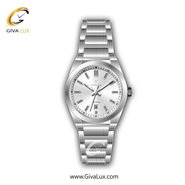 ساعت مچی اورجینال زنانه ویتوریا | Vittoria نقره ای | نقره ای| نقره ای| کد رفرنس VT3445