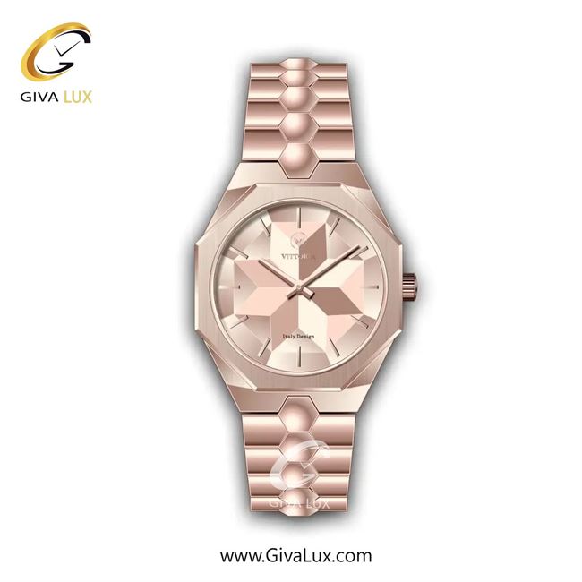 ساعت مچی اورجینال زنانه ویتوریا | Vittoria رزگلد | رزگلد| رزگلد| کد رفرنس VT3449