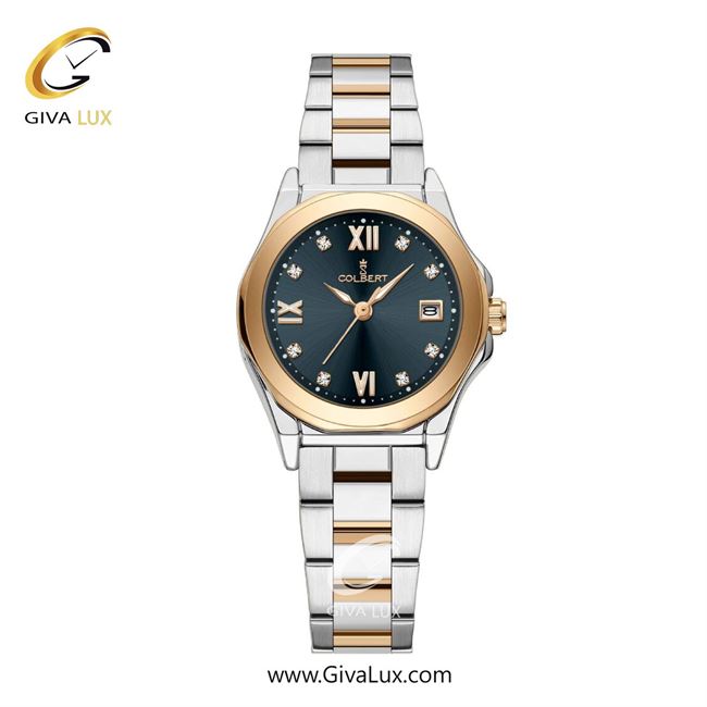 ساعت مچی اورجینال زنانه کلبرت COLBERT رزگلد | نقره ای-رزگلد| دودی|تیتانیوم-سرمه ای| کد رفرنس 0345L
