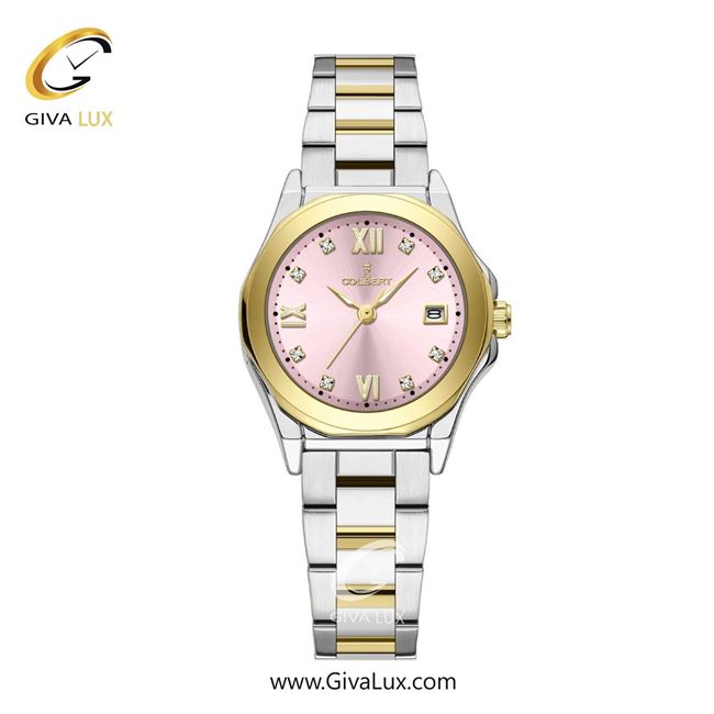 ساعت مچی اورجینال زنانه کلبرت COLBERT طلایی | طلایی-نقره ای| صورتی| کد رفرنس 0345L