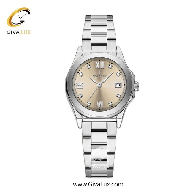 ساعت مچی اورجینال زنانه کلبرت COLBERT نقره ای | نقره ای| خاکستری بژ| کد رفرنس 0345L