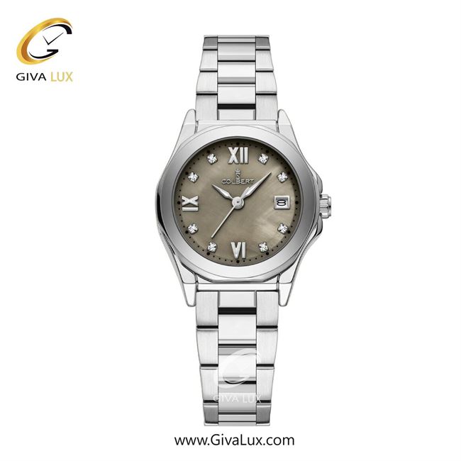 ساعت مچی اورجینال زنانه کلبرت COLBERT نقره ای | نقره ای| خاکی| کد رفرنس 0345L