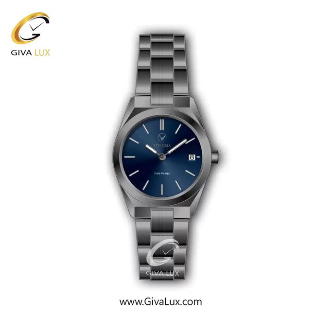 ساعت مچی اورجینال زنانه ویتوریا | Vittoria تیتانیوم | تیتانیوم(زغالی)| سرمه ای| کد رفرنس VT3450