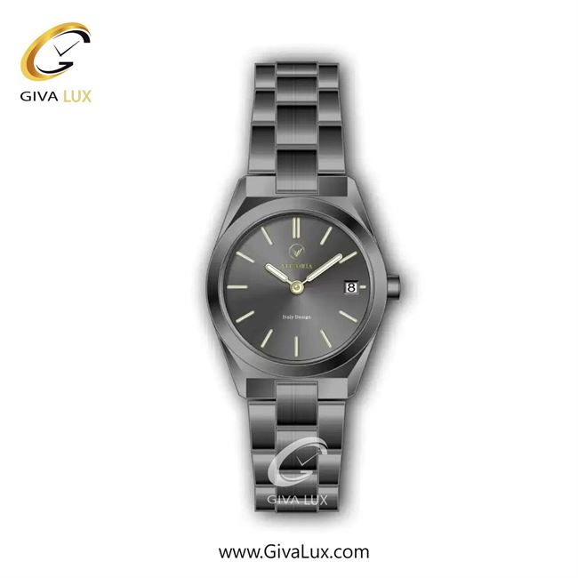 ساعت مچی اورجینال زنانه ویتوریا | Vittoria تیتانیوم | تیتانیوم(زغالی)| دودی|تیتانیوم| کد رفرنس VT3450