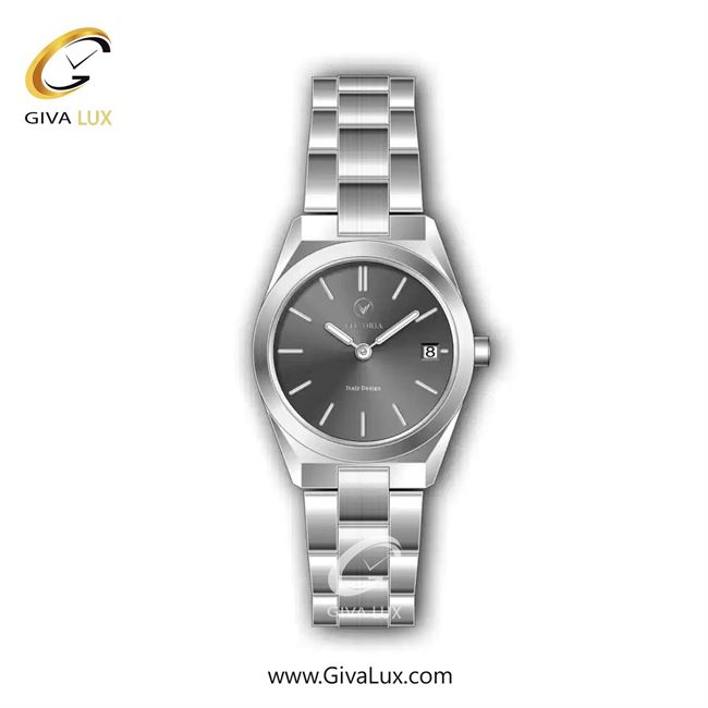 ساعت مچی اورجینال زنانه ویتوریا | Vittoria نقره ای | نقره ای| دودی|تیتانیوم| کد رفرنس VT3450