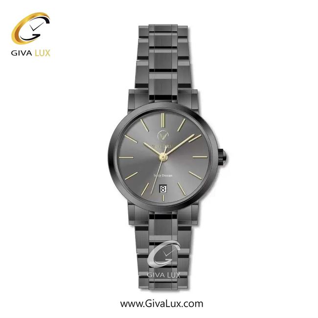 ساعت مچی اورجینال زنانه ویتوریا | Vittoria تیتانیوم | تیتانیوم(زغالی)| دودی|تیتانیوم| کد رفرنس VT3452