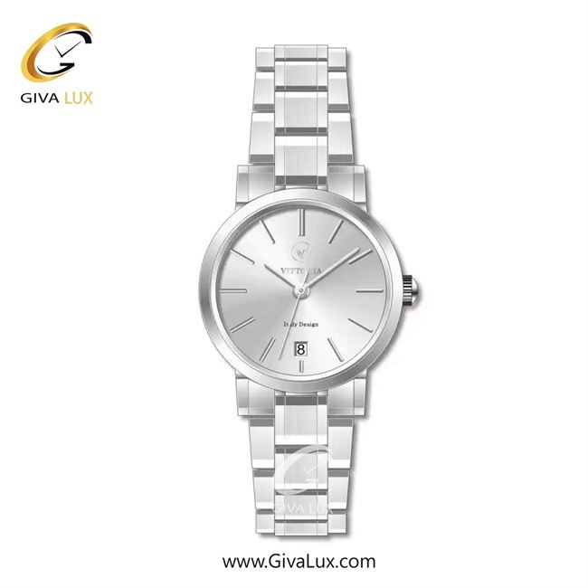 ساعت مچی اورجینال زنانه ویتوریا | Vittoria نقره ای | نقره ای| نقره ای| کد رفرنس VT3452