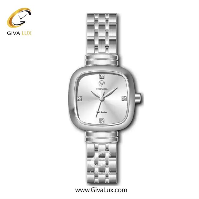 ساعت مچی اورجینال زنانه ویتوریا | Vittoria نقره ای | نقره ای| نقره ای| کد رفرنس VT3455