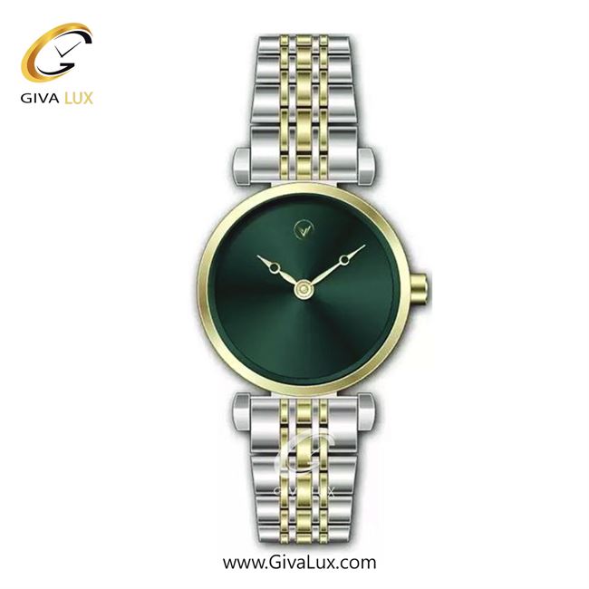 ساعت مچی اورجینال زنانه ویتوریا | Vittoria طلایی | نقره ای-طلایی| سبز یشمی تیره| کد رفرنس VT3458