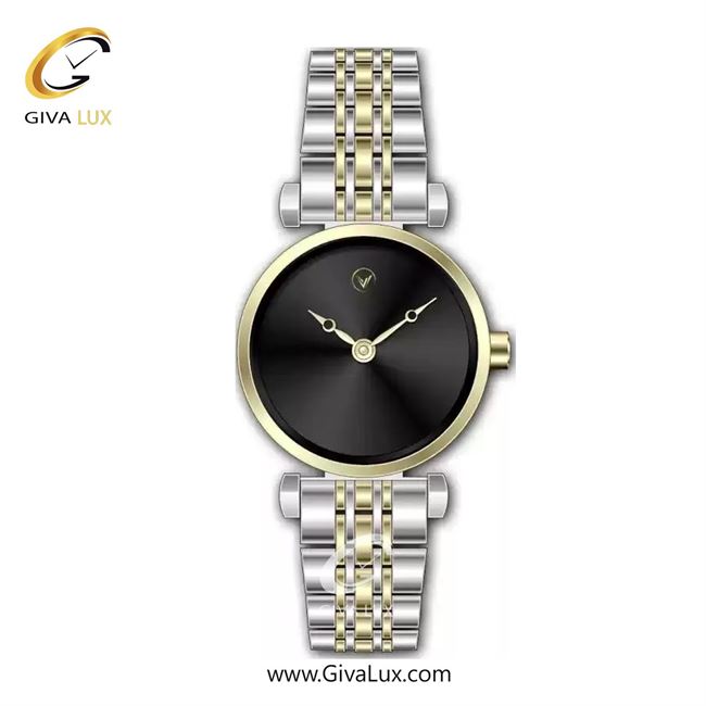 ساعت مچی اورجینال زنانه ویتوریا | Vittoria طلایی | نقره ای-طلایی| مشکی| کد رفرنس VT3458