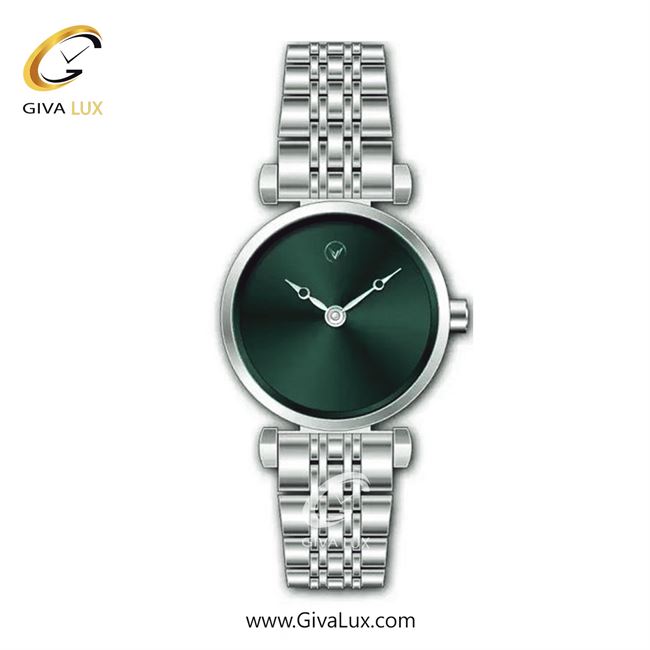 ساعت مچی اورجینال زنانه ویتوریا | Vittoria نقره ای | نقره ای| سبز یشمی تیره| کد رفرنس VT3458