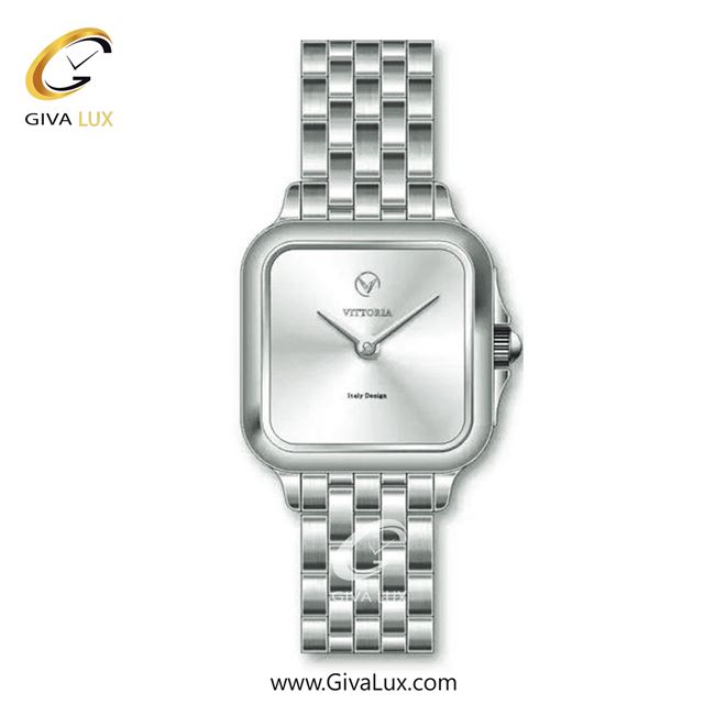 ساعت مچی اورجینال زنانه ویتوریا | Vittoria نقره ای | نقره ای| نقره ای| کد رفرنس VT3459