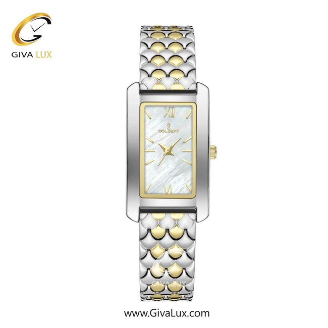 ساعت مچی اورجینال زنانه کلبرت COLBERT طلایی-نقره ای | نقره ای-طلایی| سفید صدفی| کد رفرنس 0346L